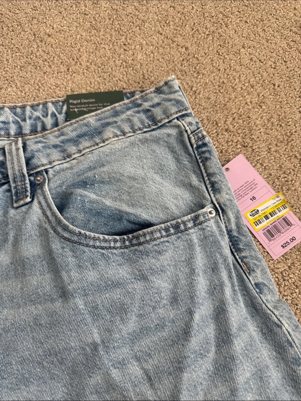 Wild Fable Light Blue Denim Jean Shorts Jorts Skater